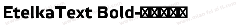EtelkaText Bold字体转换